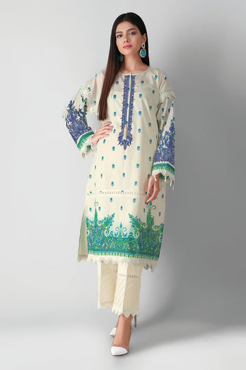 I21316 Off-white Khaadi Autumn Collection 2021